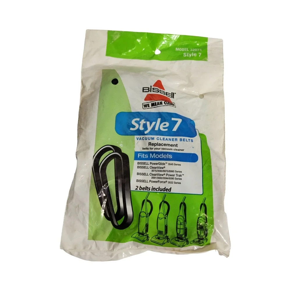 Bissell Style 7 Vacuum Cleaner Belts Replacement‎ 2 Count Model 32074